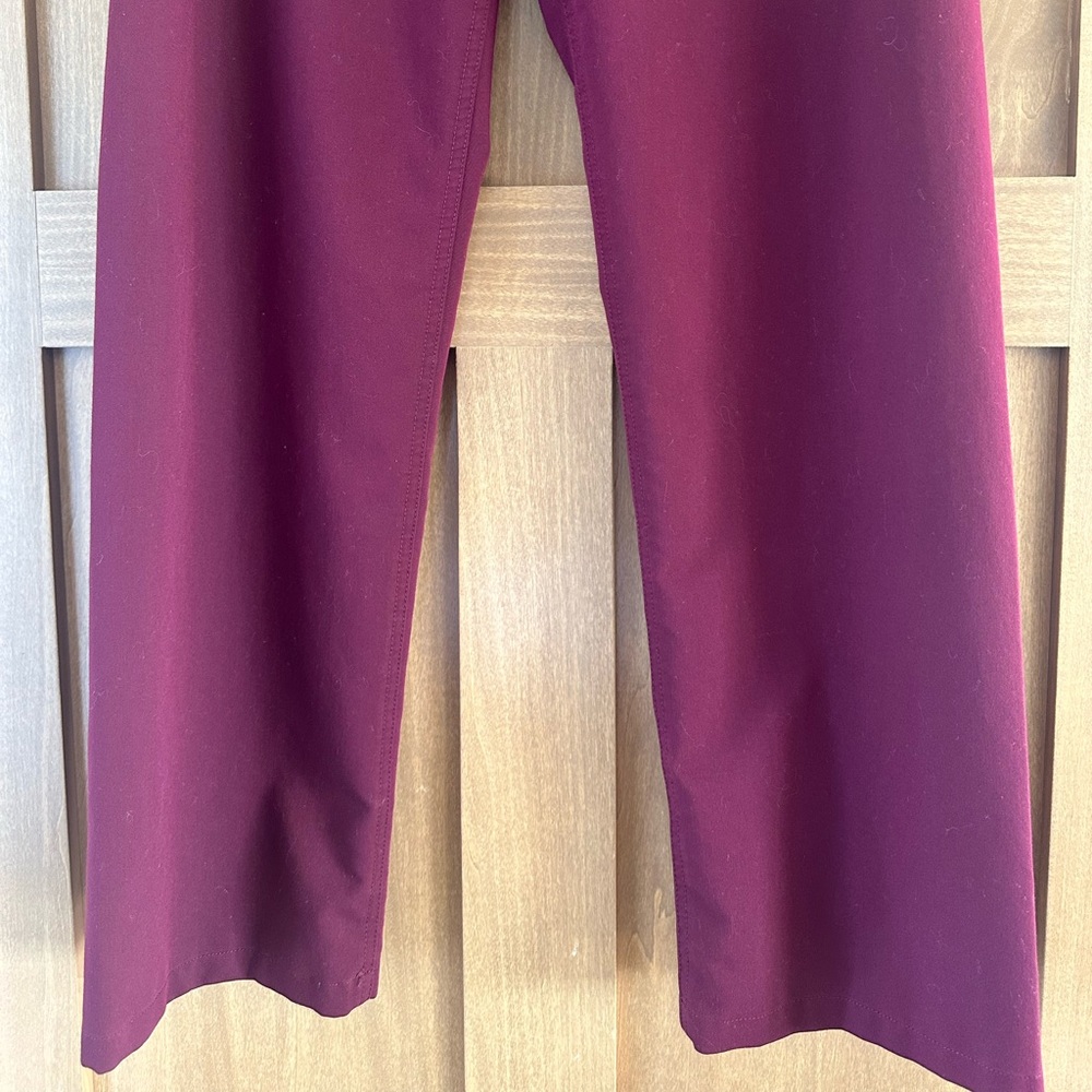 Figs Burgundy Livingston Basic Scrub Pants size Small - Picture 3 of 11